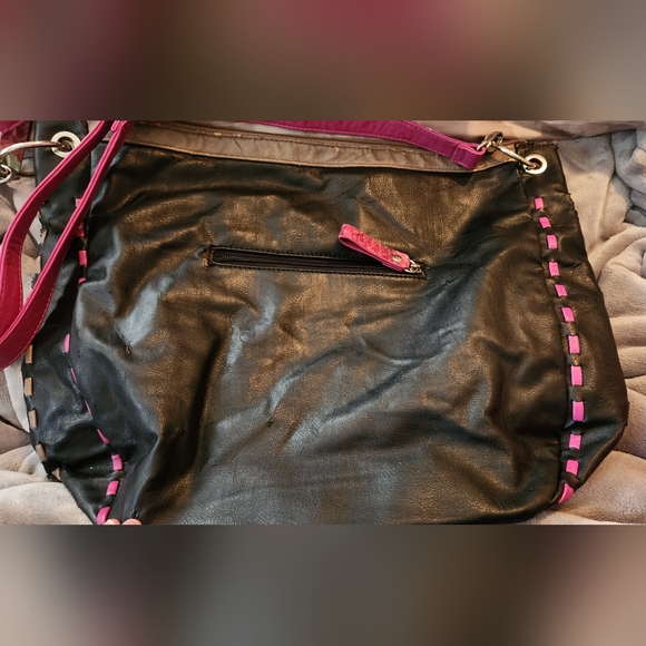 Nicole Lee Black Flower MultiColor Butterfly Shoulder Bag - Picture 2 of 16